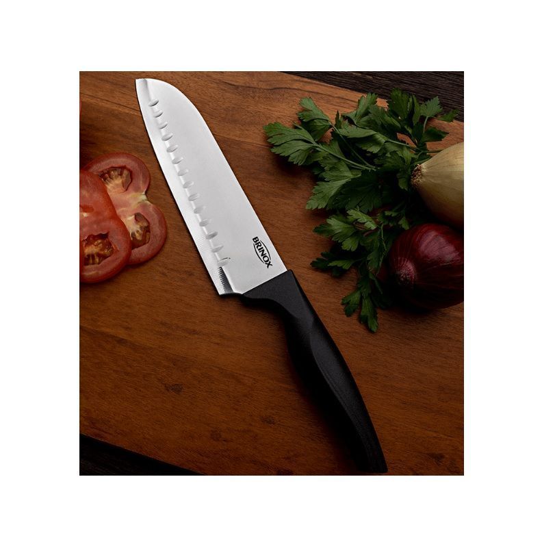 Cuchillo De Santoku 7" Brinox 2556/304-1