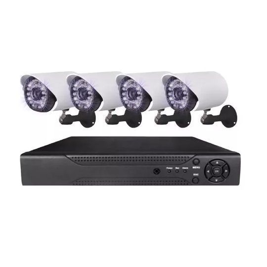 Kit De 4 Cámaras AHD Con DVR 1080p Full HD-0
