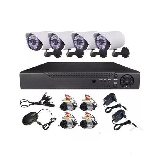 Kit De 4 Cámaras AHD Con DVR 1080p Full HD-2
