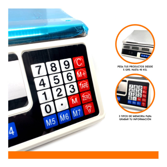 Báscula De Cálculo De Precio Electrónico Digital -1