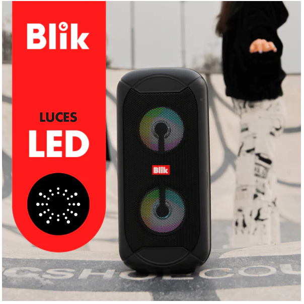Parlante Blik Karaoke Upsound2 Con Micrófono Color Negro-5