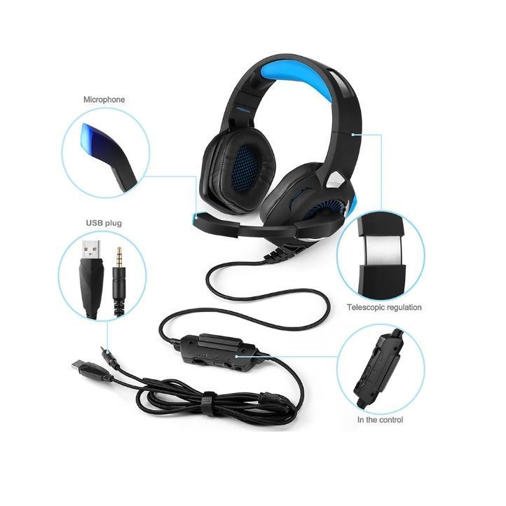 Audífono Gamer Kotion Each Modelo G6300 Pc Ps4 Xbox One-2