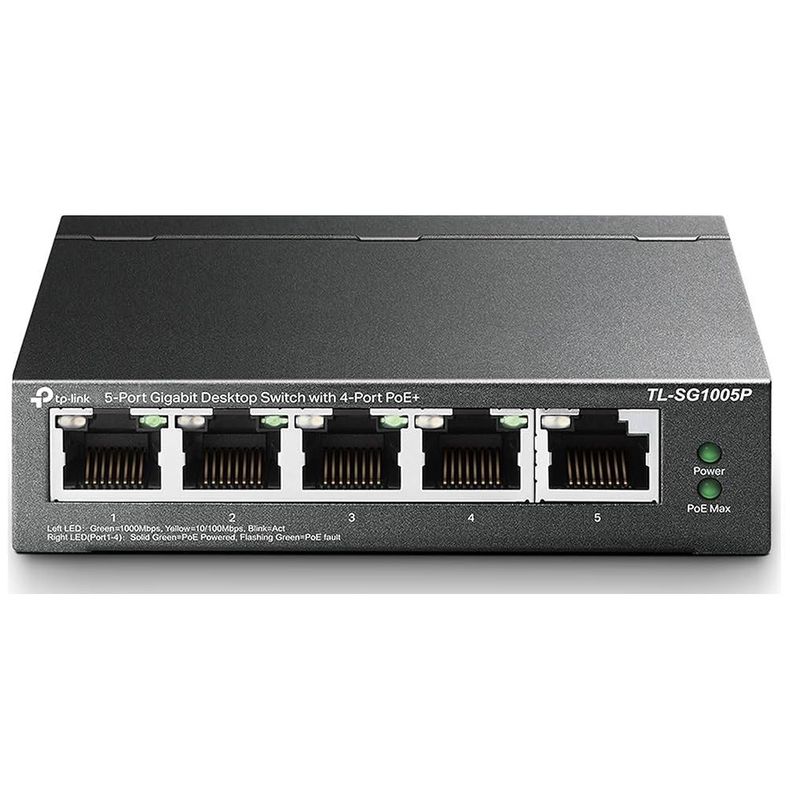 Switch De Sobremesa Con 5 Puertos TP-Link TL-SG1005P-0