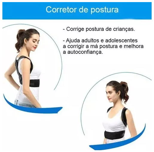 Faja Correctora De Postura Ajustable Para Espalda-3
