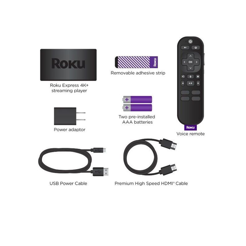 Roku Express 4K + 3941 R2-2