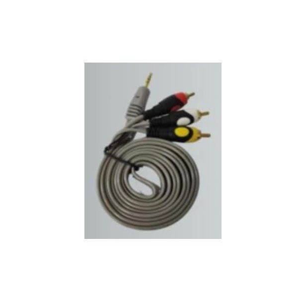 Cable Auxiliar RCA y Plug 3x1 Calidad LBN De 1.5m-1