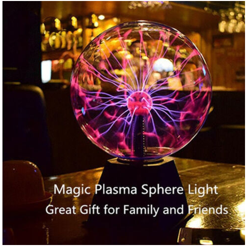 Bola De Plasma Lámpara Luz Sensible Al Tacto -4