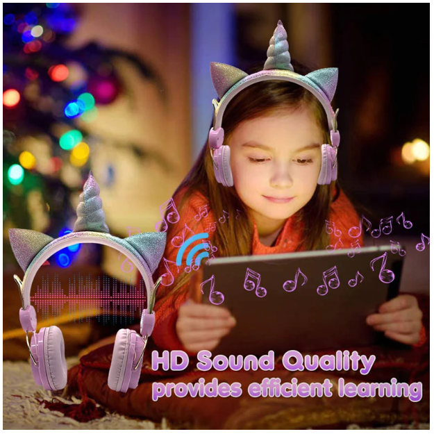 Audífonos Para Niñas De Unicornio Auriculares -2
