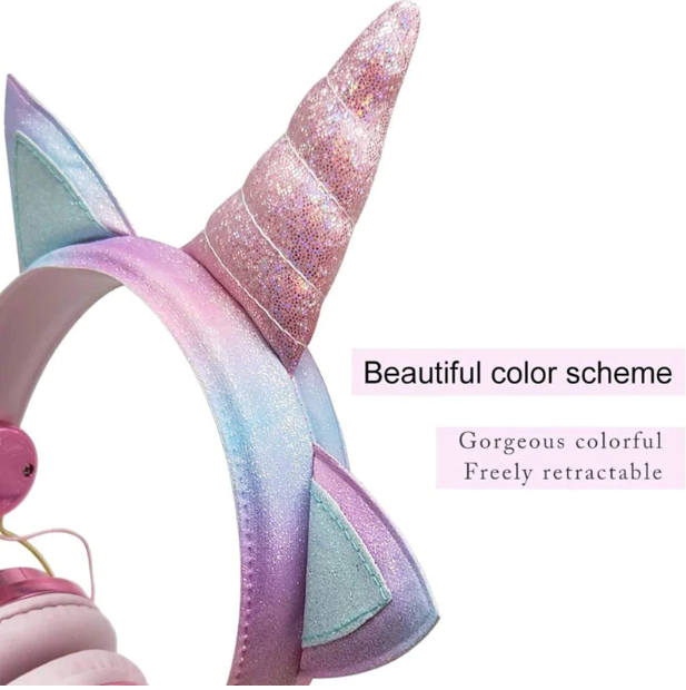 Audífonos Para Niñas De Unicornio Auriculares -1