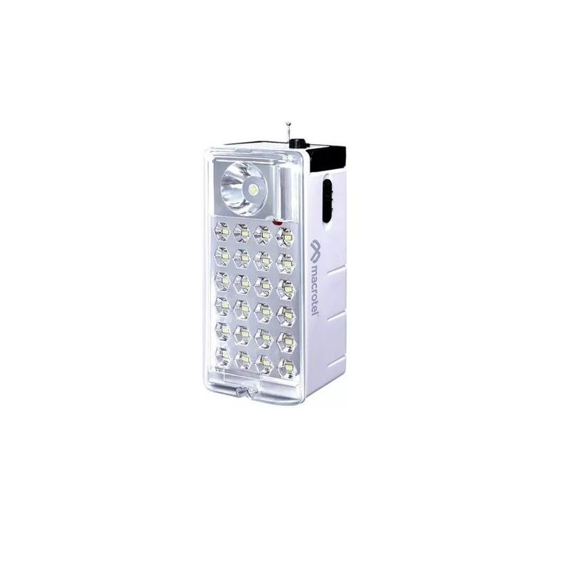 Lámpara Macrotel Recargable 24 Leds 6w MS-6750-0