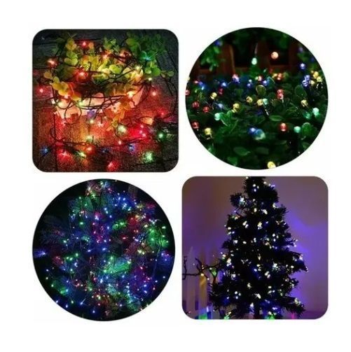 Guirnalda De Luces Navideñas 100 Luces Multicolor Navidad-3