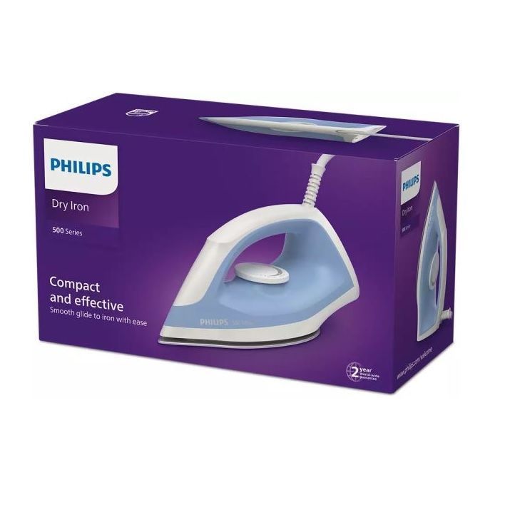 Plancha En Seco Philips 500 Series 1200W DST-520-2