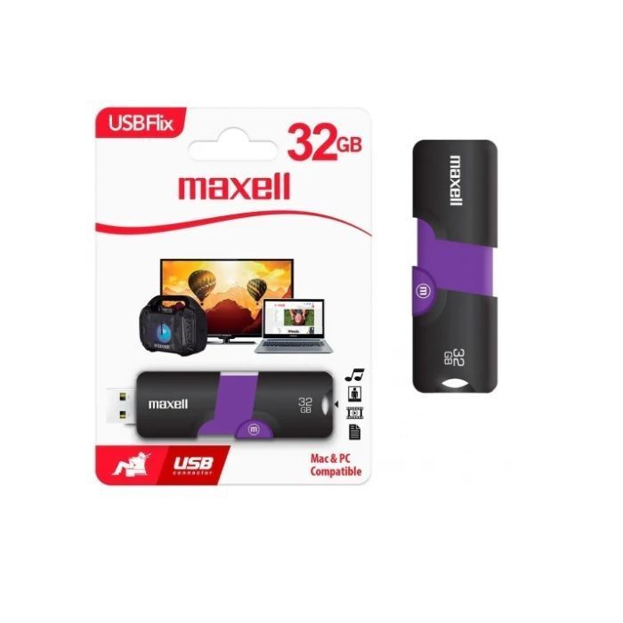 Pendrive Maxell Flix USB 32GB-0