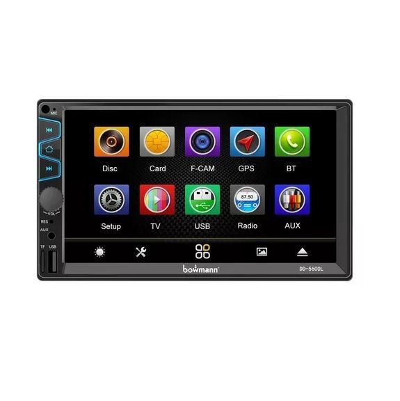 Radio Auto HD 2 Din Bowmann Mirrorlink Bluetooth DD-5600L-0