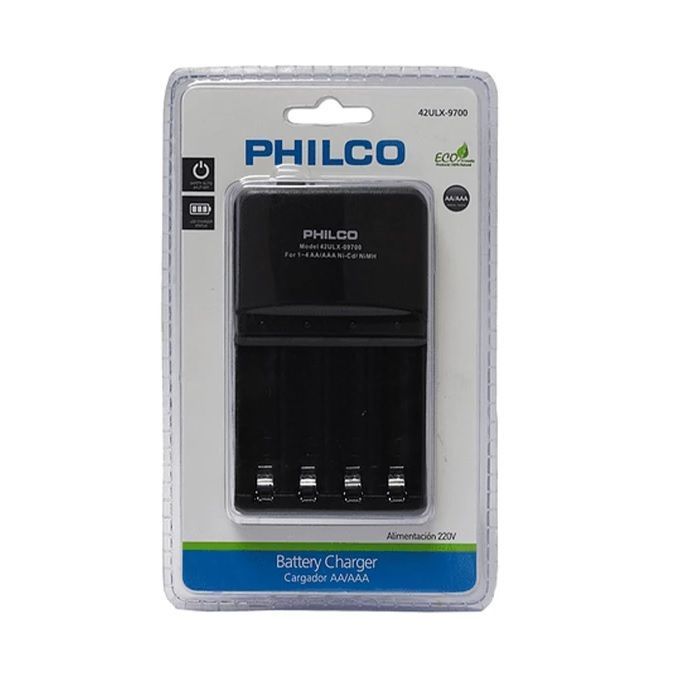 Cargador De Pilas Philco Para AA/AAA Modelo 9700-0