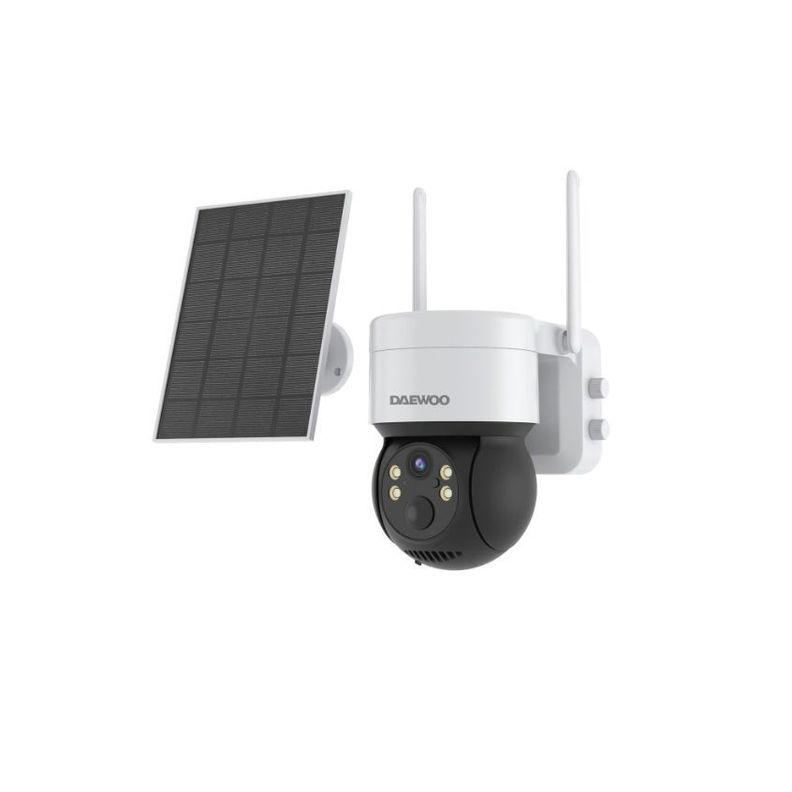 Cámara De Seguridad IP Daewoo Panel Solar DI-SC43S-0