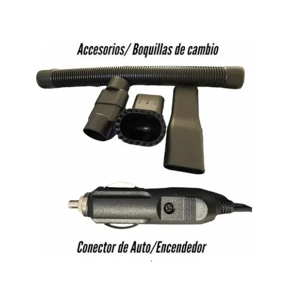 Aspiradora Portátil Para Auto 12v Fácil Uso-1