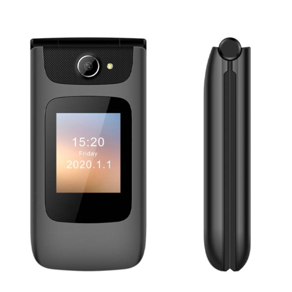 Teléfono Senior Introtech 4G Clamshell Para Adulto Mayor Incluye SIM Card-1