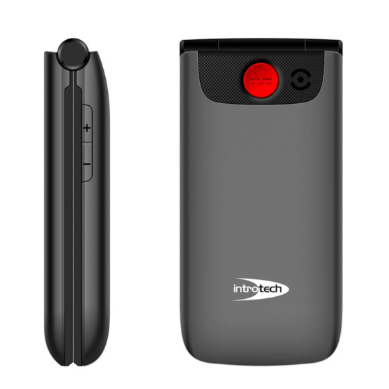Teléfono Senior Introtech 4G Clamshell Para Adulto Mayor Incluye SIM Card-2