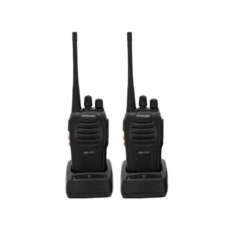 Walkie Talkie Philco Set De 2 Radio Transmisor MD-216-0
