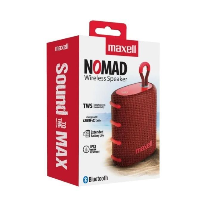 Parlante Bluetooth Maxell Portatil Modelo BT-NOMAD
