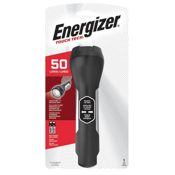 Linterna Energizer Touch Tech 50 Lúmenes Incluye Pilas-0