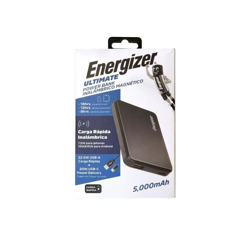 Powerbank Cargador De Batería Energizer Ultimate 5000 mAh -0