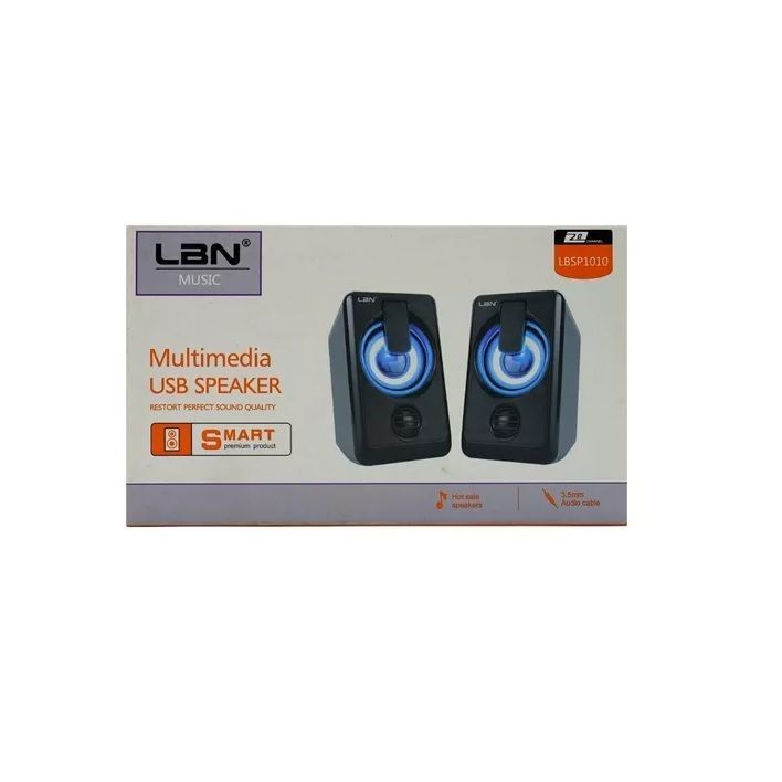 Parlante Para PC 2.0 Multimedia LBN Modelo LBSP1010-0