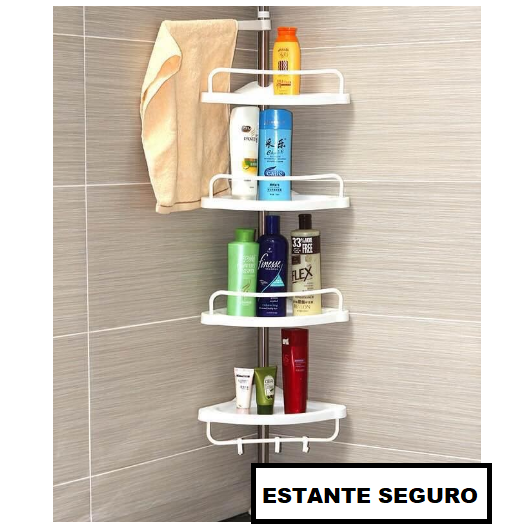 Estante De Esquina Organizador De Ducha Para Baño -2