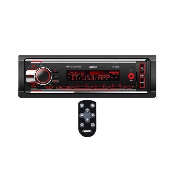 Radio Para Auto Aiwa AW-5880 con USB 2.1, Bluetooth Y Lector de tarjeta SD-0