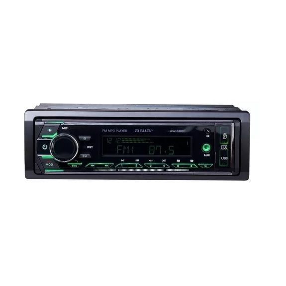 Radio Para Auto Aiwa AW-5880 con USB 2.1, Bluetooth Y Lector de tarjeta SD-1