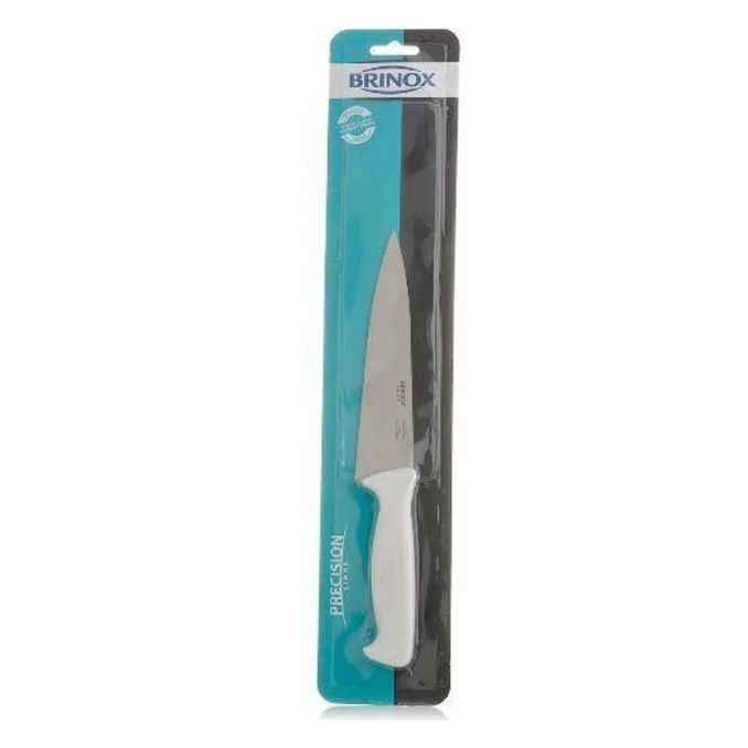 Cuchillo Para Cocina de 6" Precisión Brinox 2506/304 Mango Blanco-0