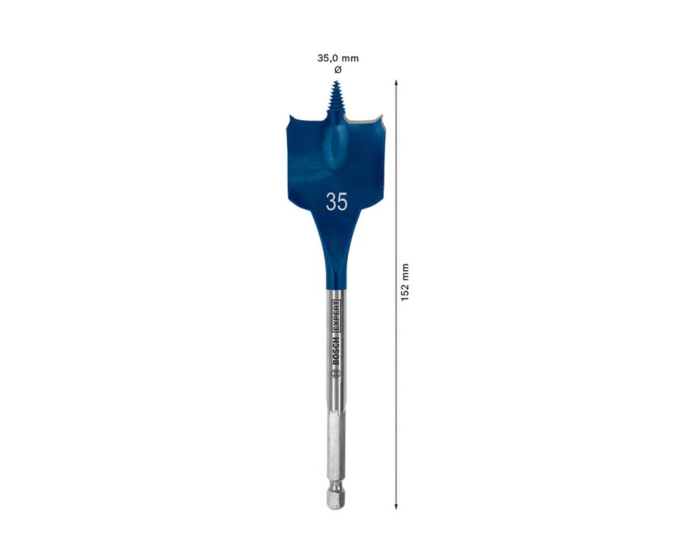 Broca para madera plana Expert Self Cut Speed 35x152 mm-4