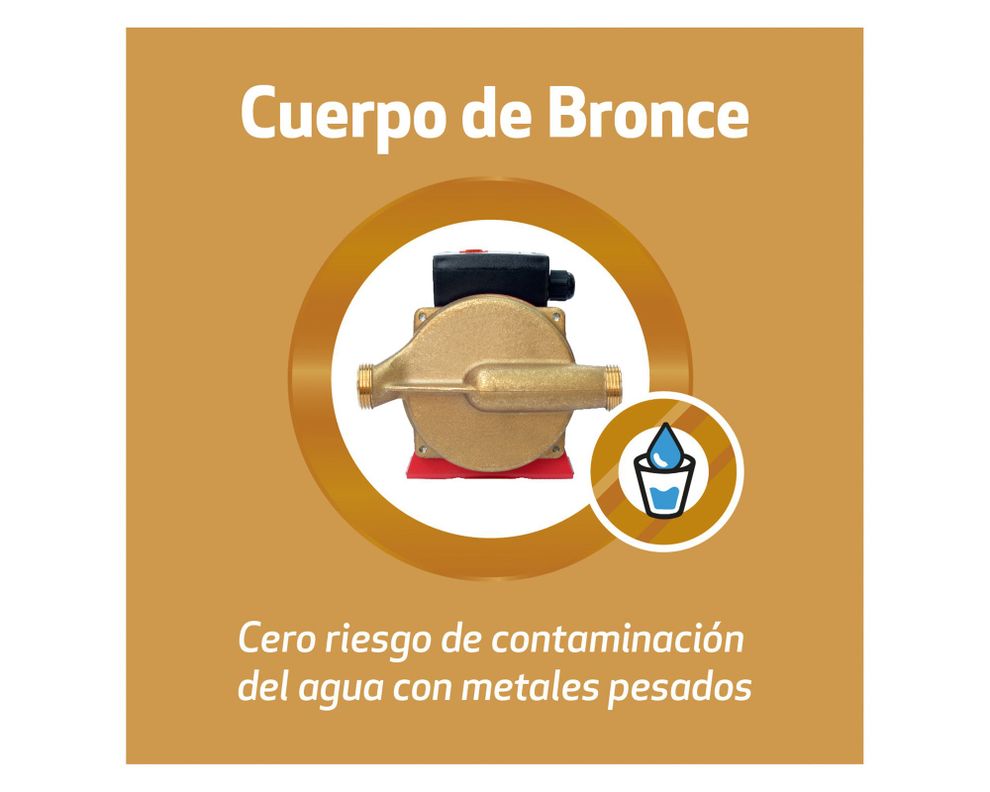 Bomba presurizadora 3/4'' 120W BRS-120 Splendid-4