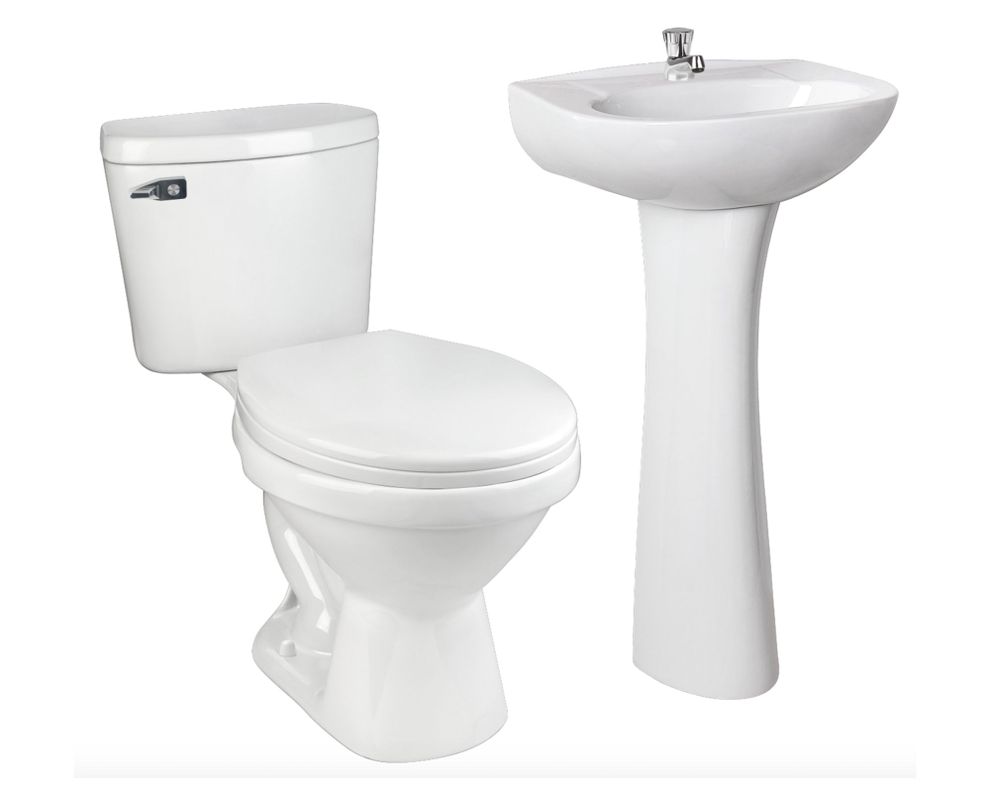 Sala de baño 30.5 cm Eco blanco-0