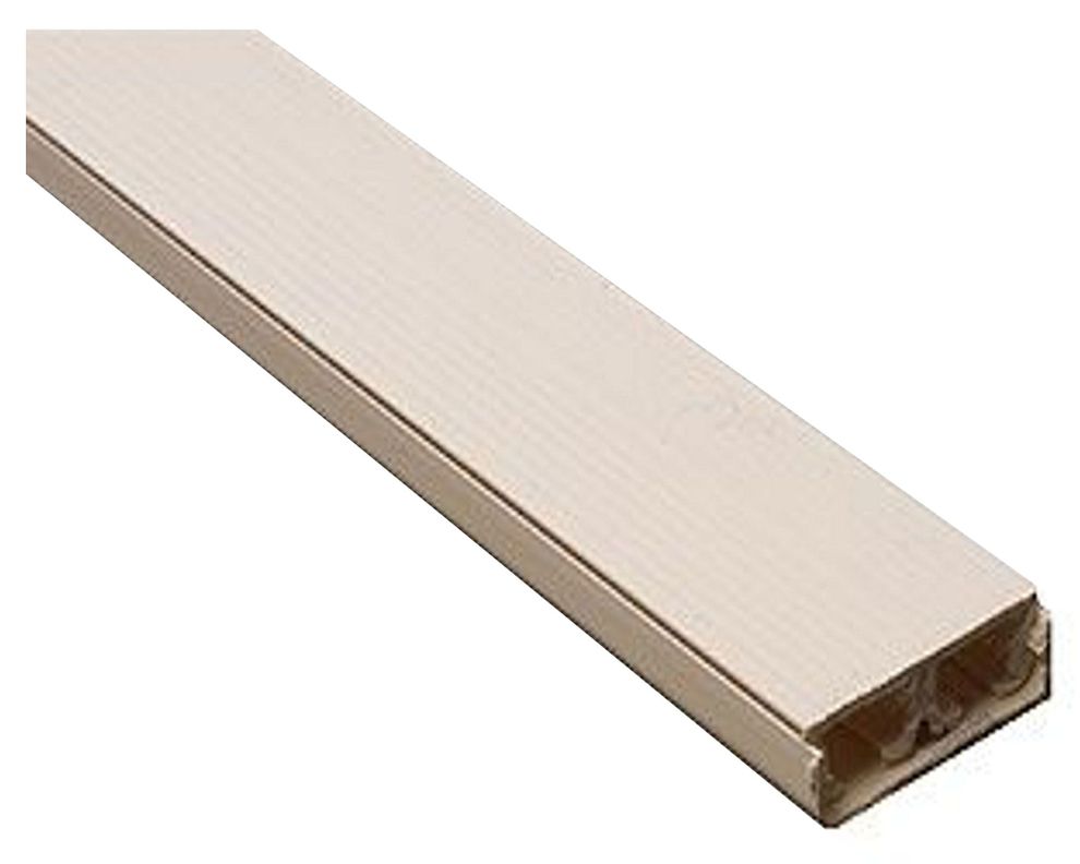 Canaleta con tabique 32 x 10 mmx 2,1 mt pial blanco Legrand-0