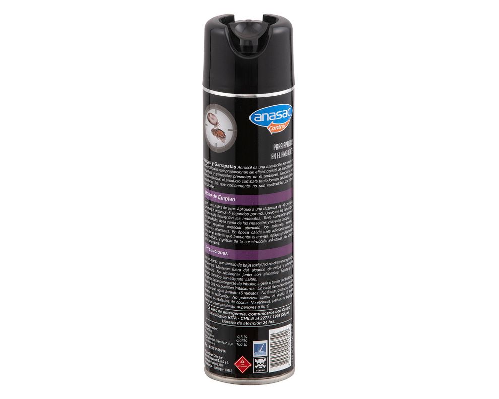 Insecticida en aerosol pulgas y garrapatas 400 ml-2