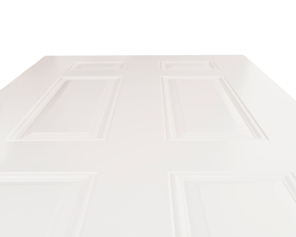 Puerta Metálica Sinfonía Blanca 70x200 cm Masonite-3