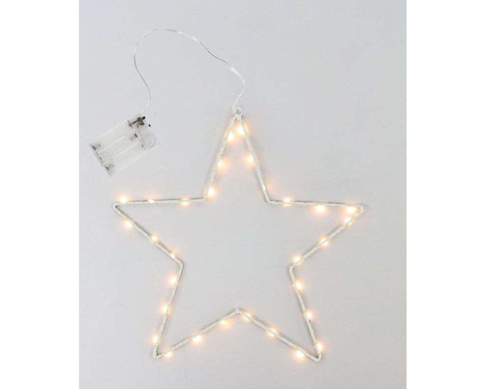 Guirnalda Estrella luz cálida-2