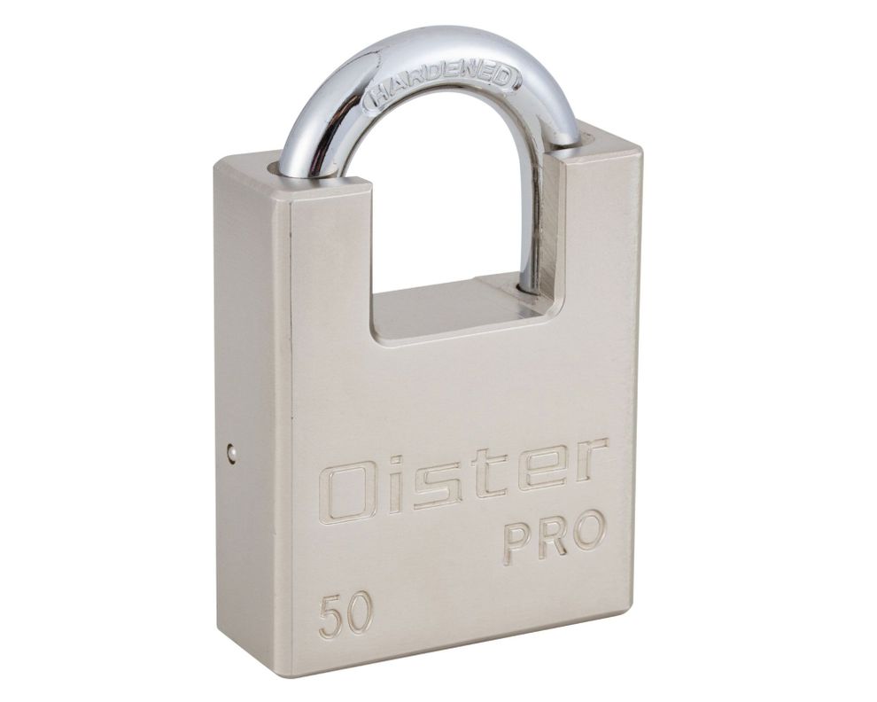 Candado seguridad exterior fierro 50mm PRO Oister-1