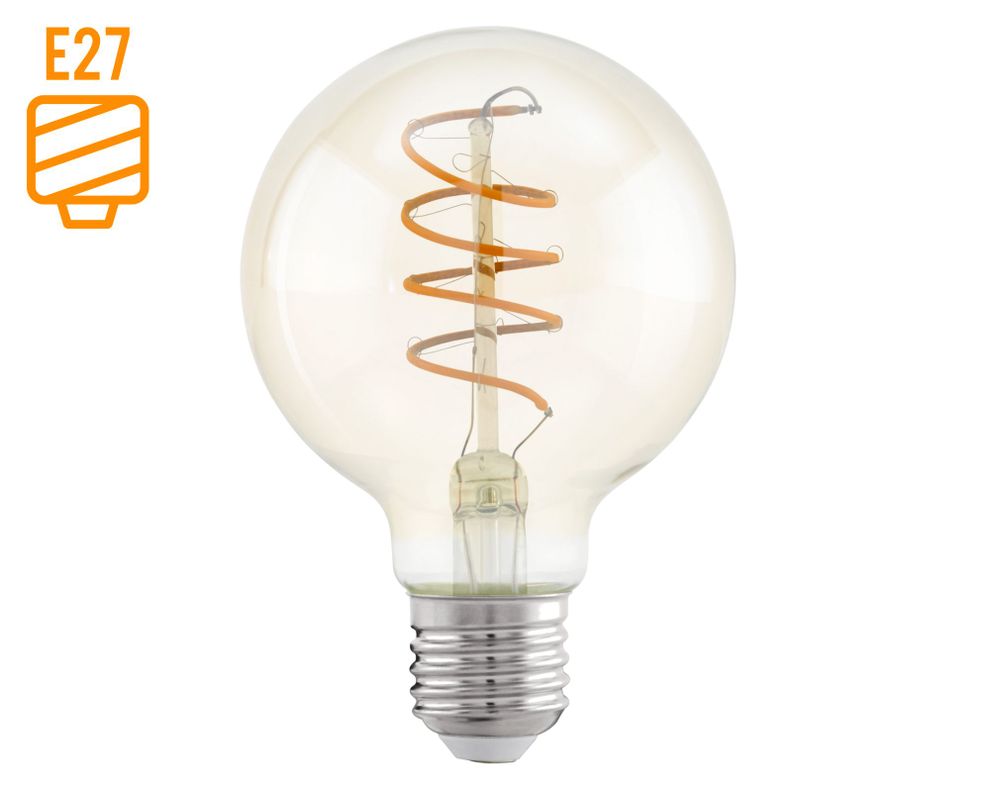 Ampolleta LED 4W E27 luz cálida 12 cm Eglo-0