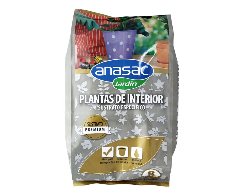 Sustrato específico plantas interior 6 litros Anasac-0