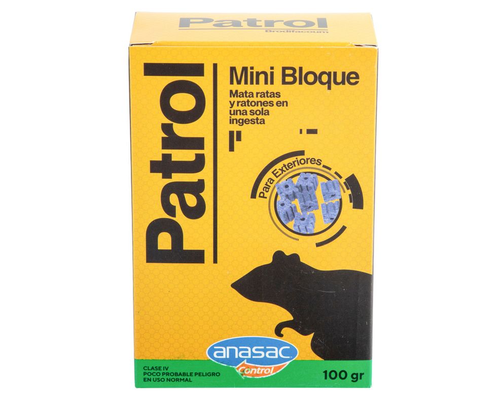 Raticida patrol Mini bloque 100 g-0