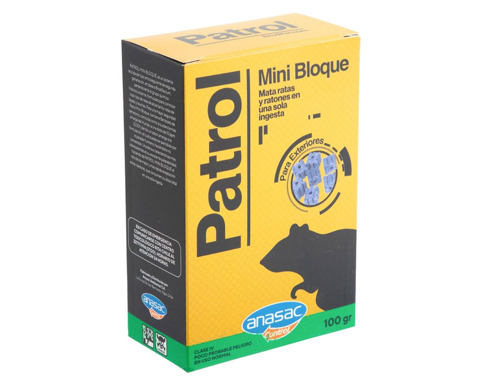 Raticida patrol Mini bloque 100 g-1