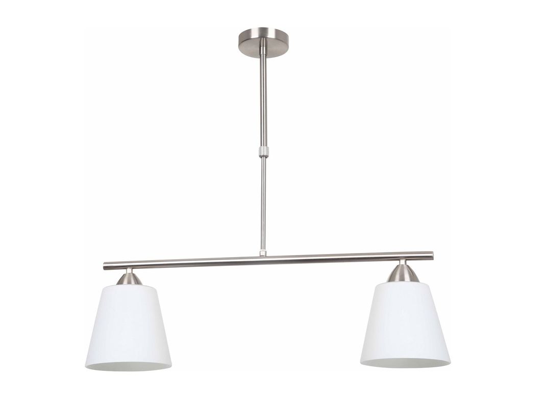 Lámpara colgar 2L E27 Luisa blanco Concept Lighting-1