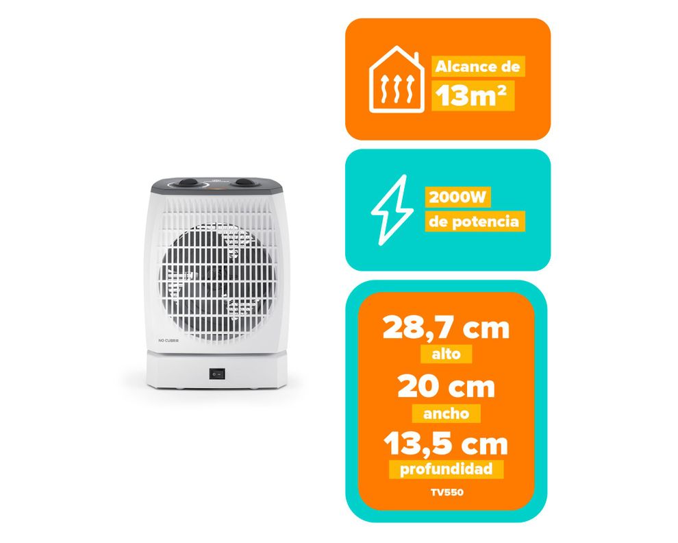 Termoventilador TV 550 2000W-2