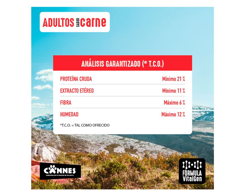 Alimento perro 18 kg Premium carne, pollo y cereales Cannes-4