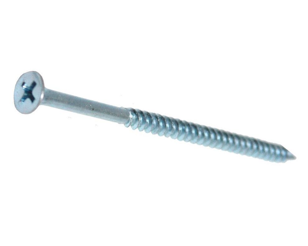 Tornillo Volcanita hilo fino zincado 8 x 3'' 300 unidades Imporper-0