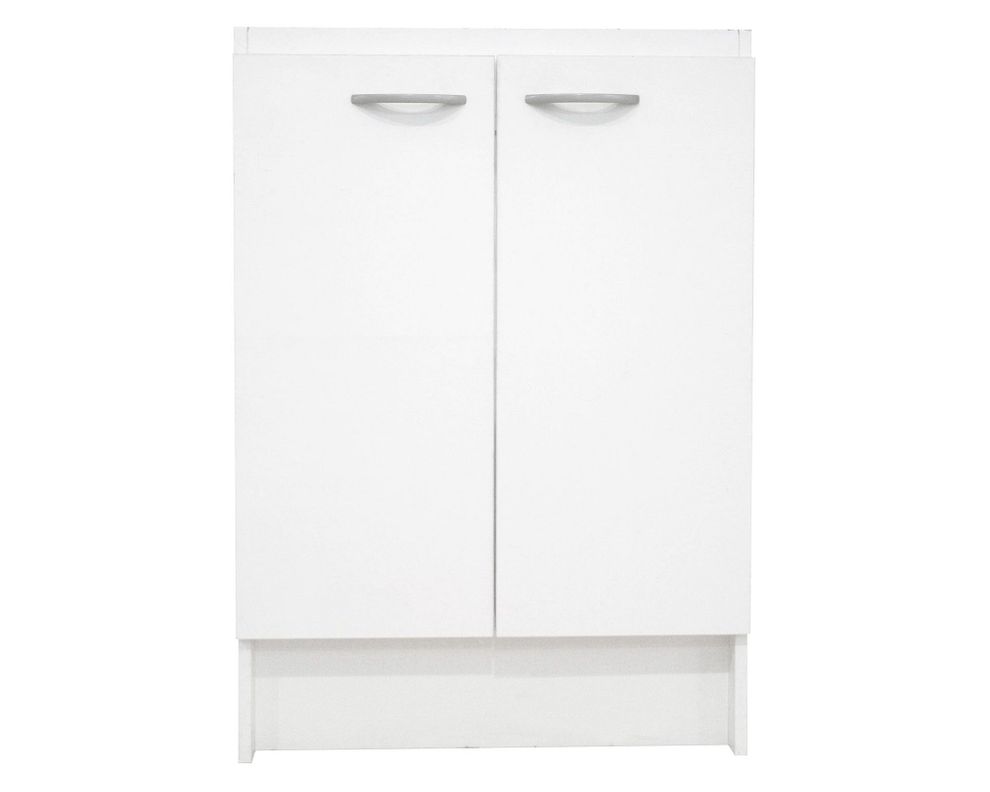 Mueble base lavaplatos 2 puertas Forlady blanco Mobikit-0