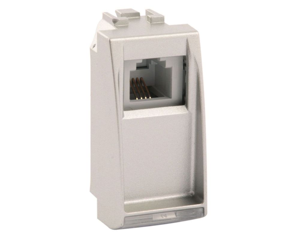 Módulo toma teléfono RJ11 blanco Bticino-0